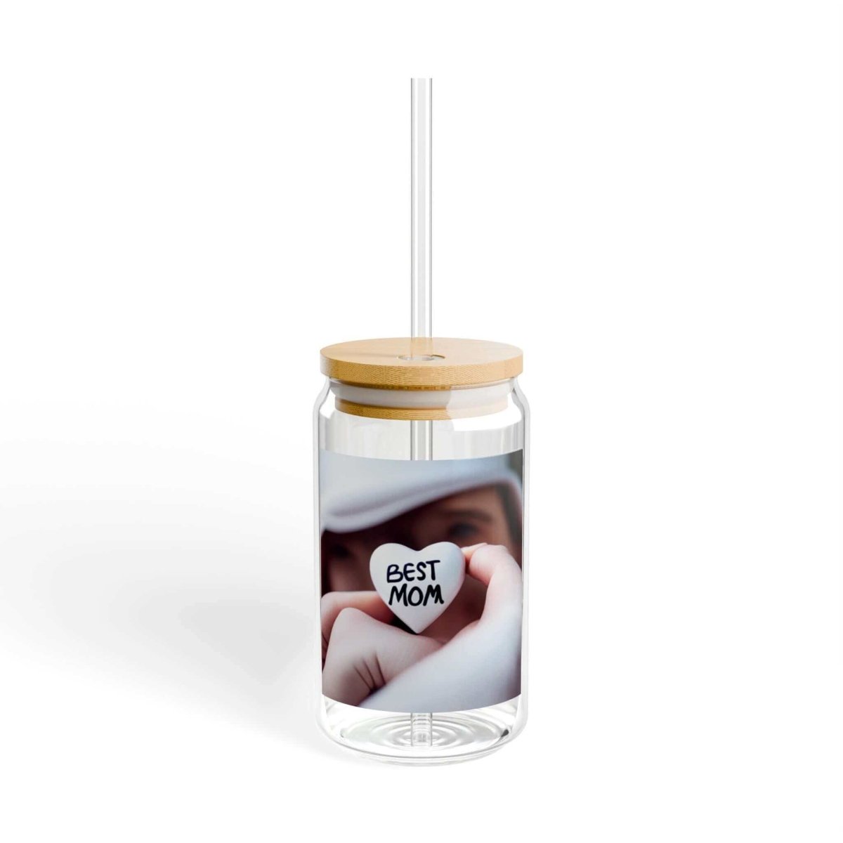 Best Mom Sipper Glass, 16oz - Hearth Home & Living