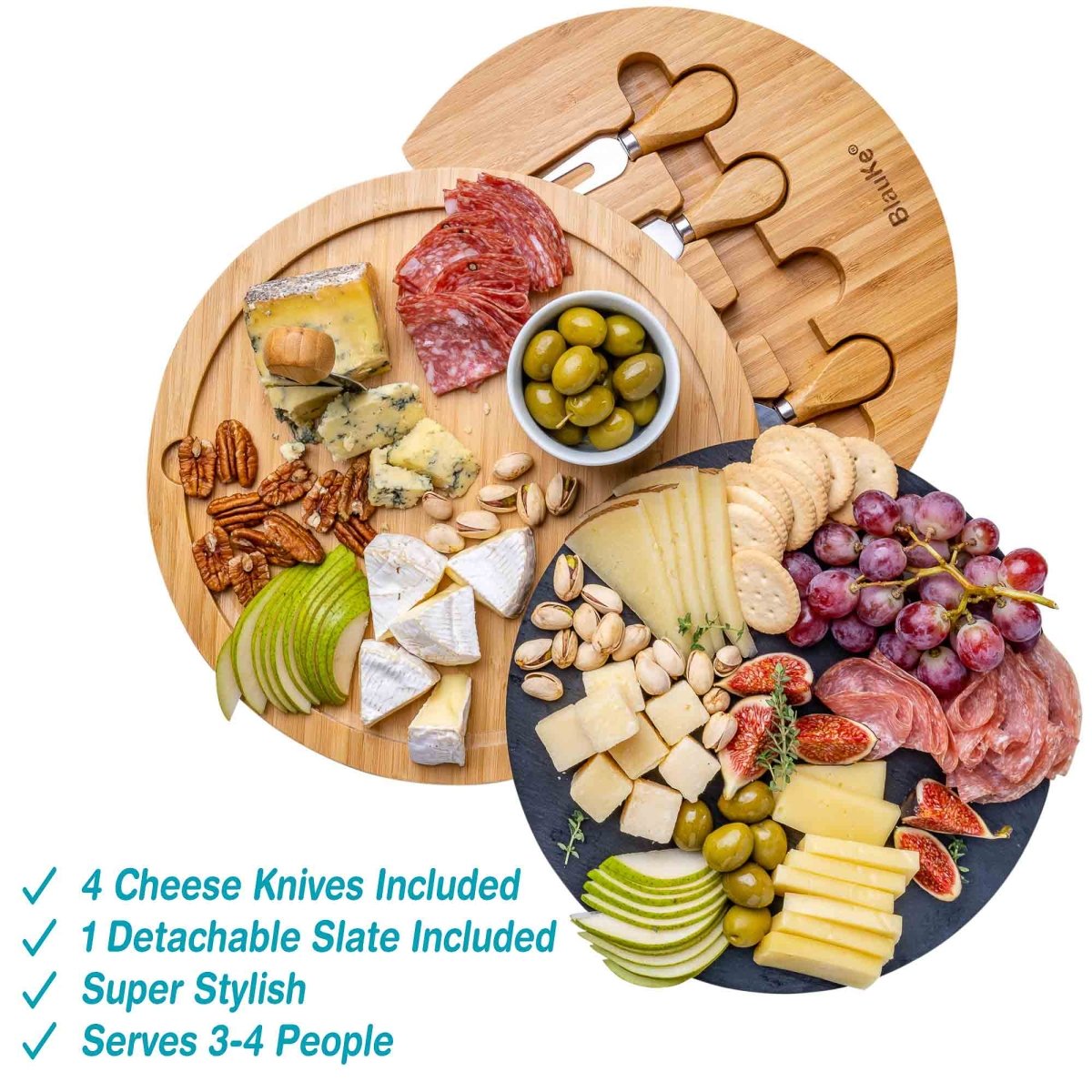 Charcuterie Board with Knife Set - Hearth Home & Living