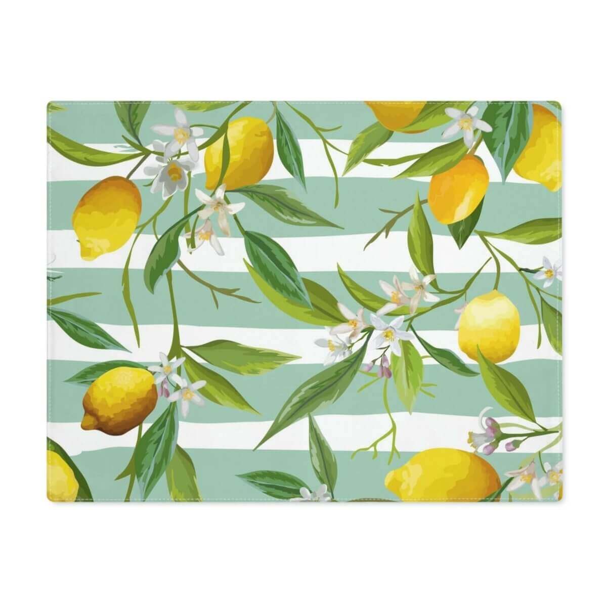 Cotton Placemat - Lemons Design - Hearth Home & Living