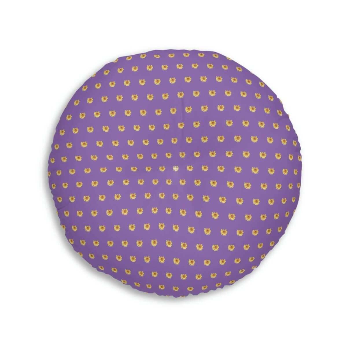 Cozy Floral Tufted Round Floor Cushions - Hearth Home & Living