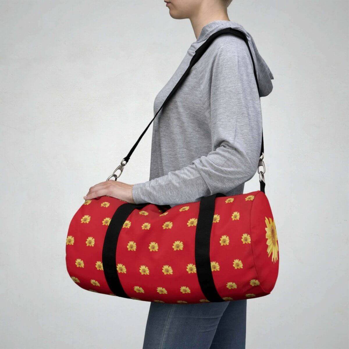 Duffel Bag - Sunny Sunflower Design - Hearth Home & Living