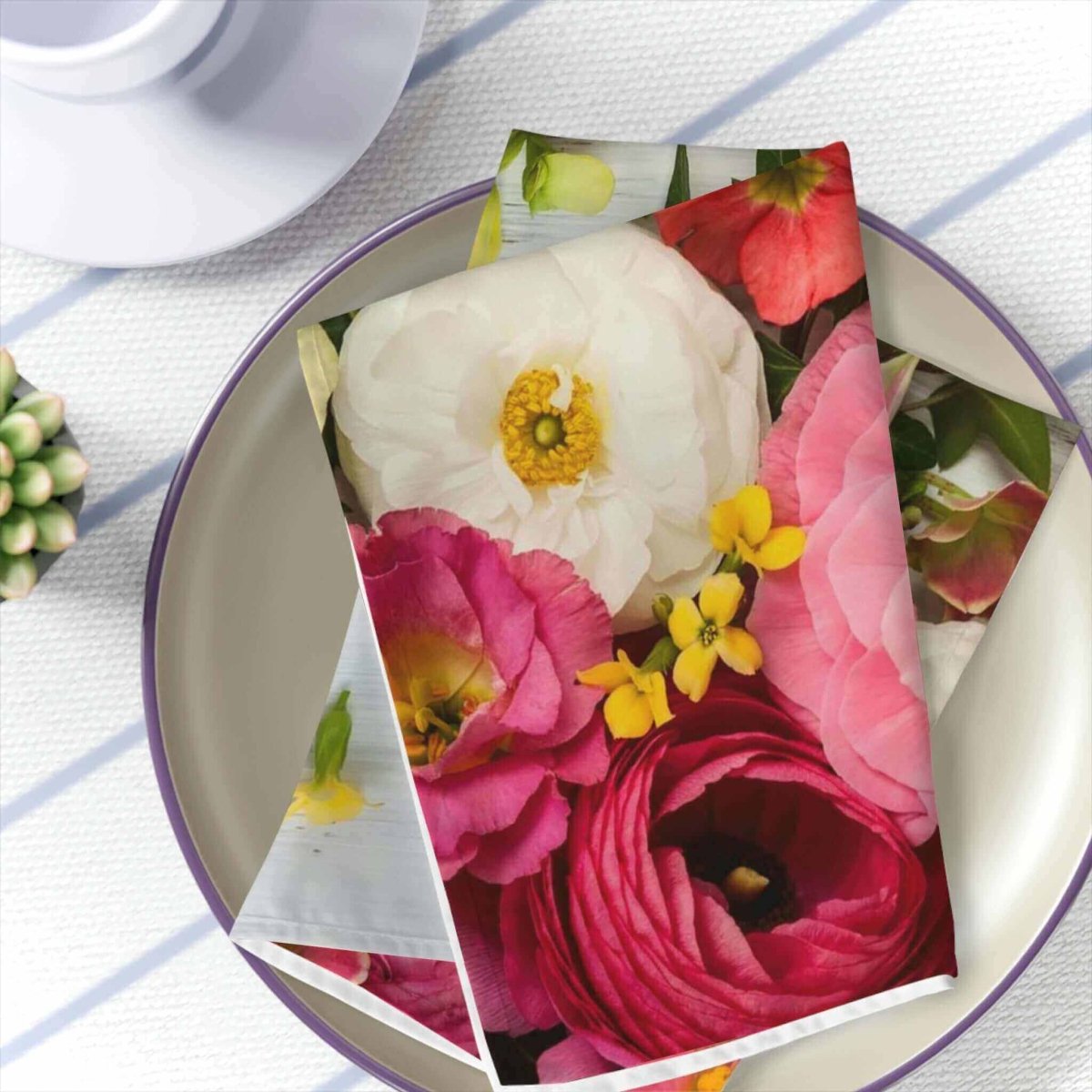 Elegant Cloth Dinner Napkins 4 Pc. Set - Hearth Home & Living