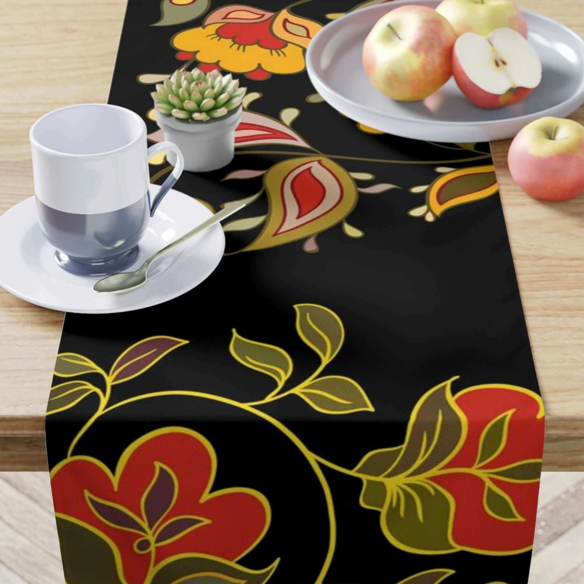 Elegant Floral Paisley Table Runner - Hearth Home & Living