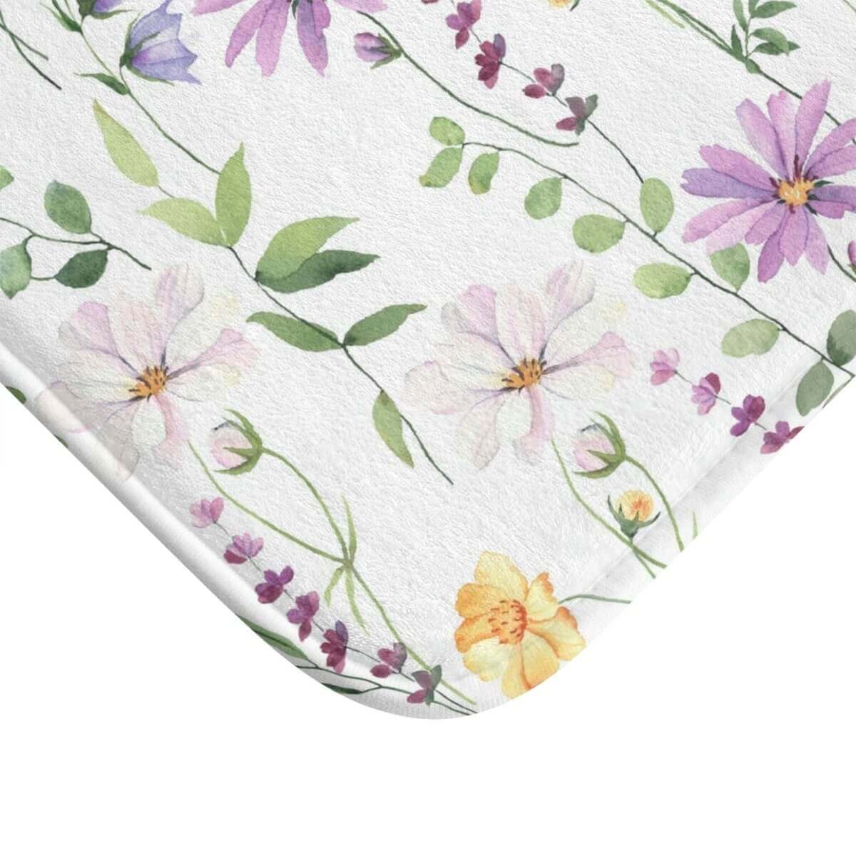 Floral Patterned Bath Mat - Hearth Home & Living