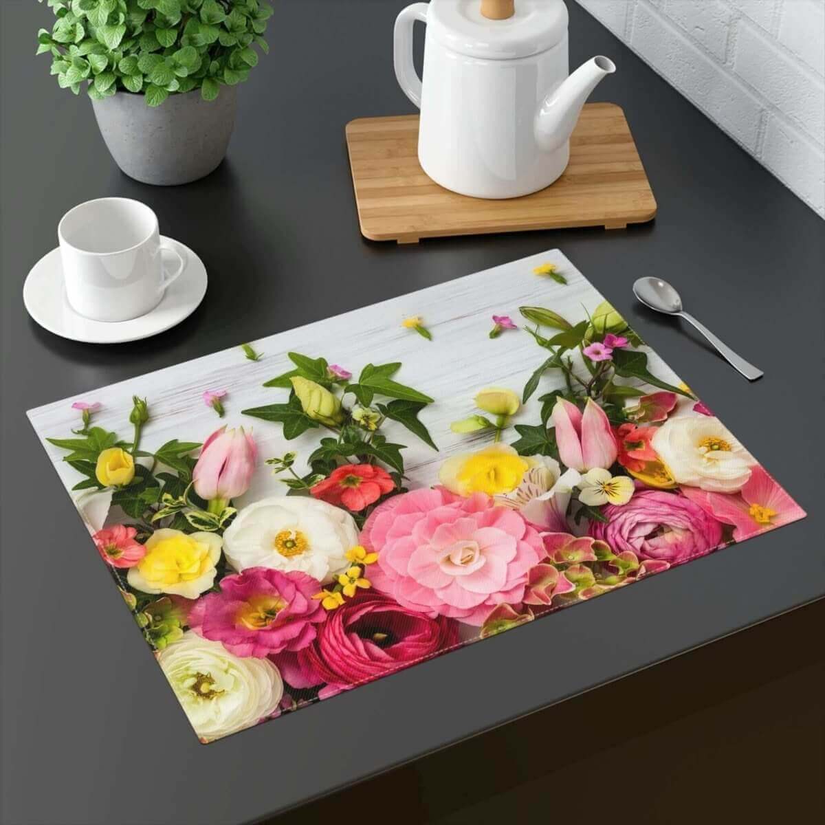 Floral Placemat, 1pc| Hearth Home & Living - Hearth Home & Living