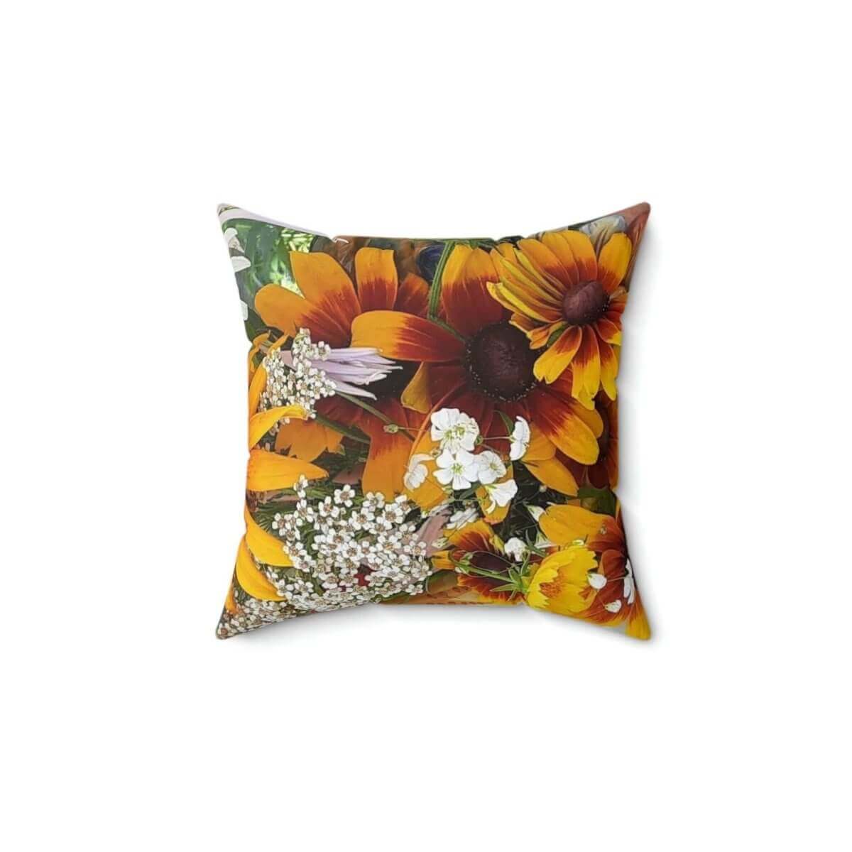 Garden Bouquet Square Pillow - Add Cozy Elegance - Hearth Home & Living