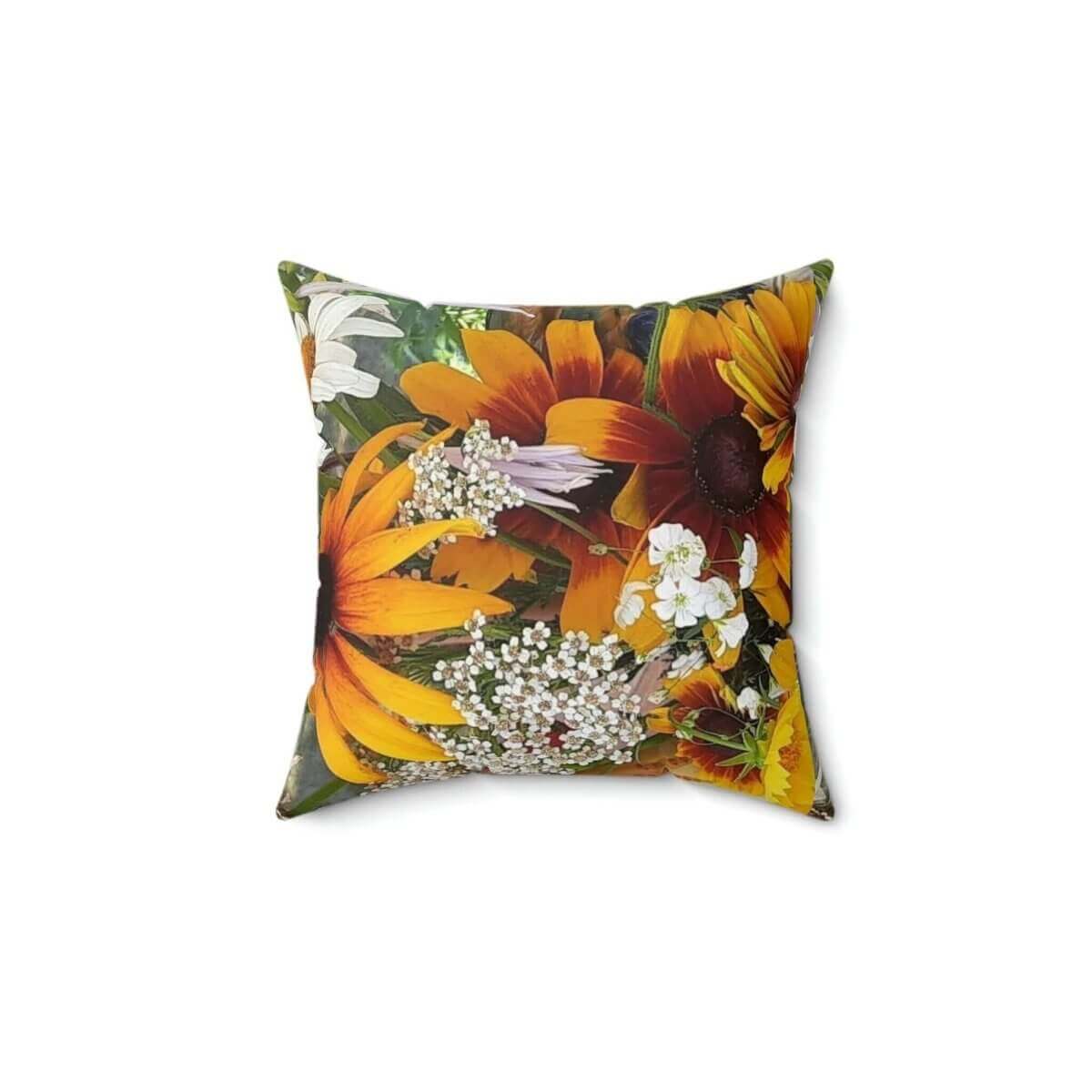 Garden Bouquet Square Pillow - Add Cozy Elegance - Hearth Home & Living