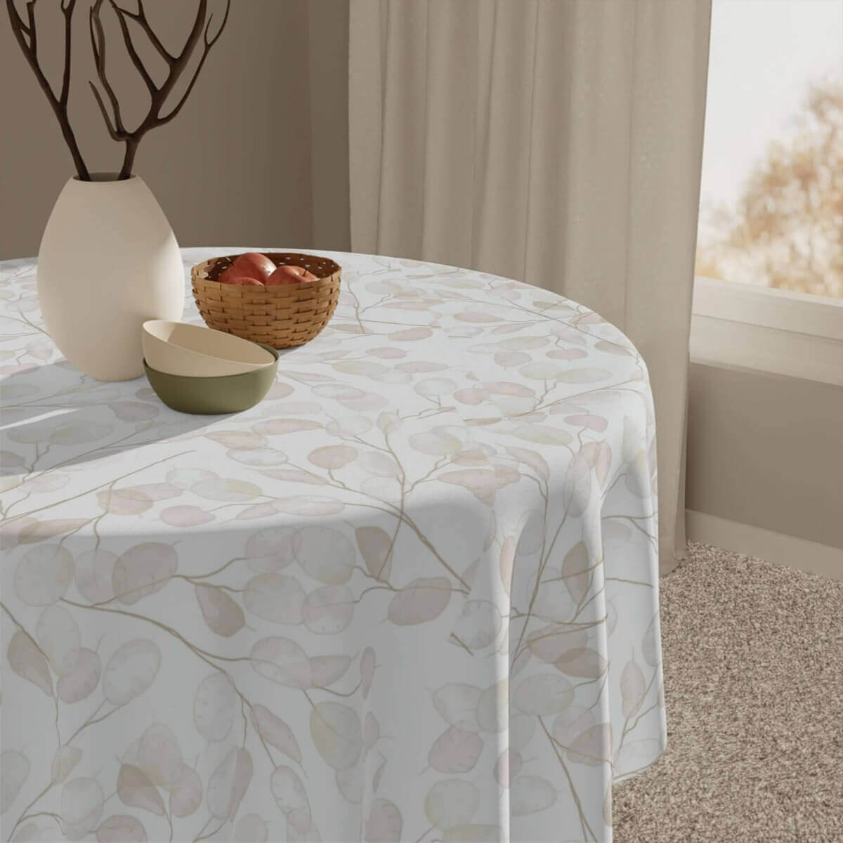 Lunaria Floral Tablecloth - Hearth Home & Living