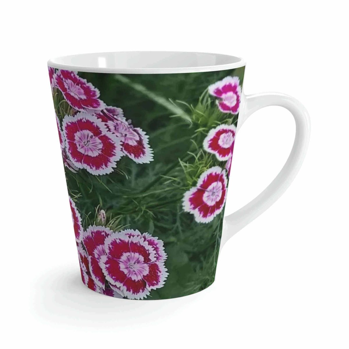 Pink Sweet William - Latte Mug, 12 oz. - Hearth Home & Living