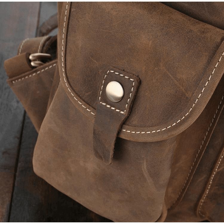 The Asmund Backpack | Genuine Leather Rucksack - Hearth Home & Living