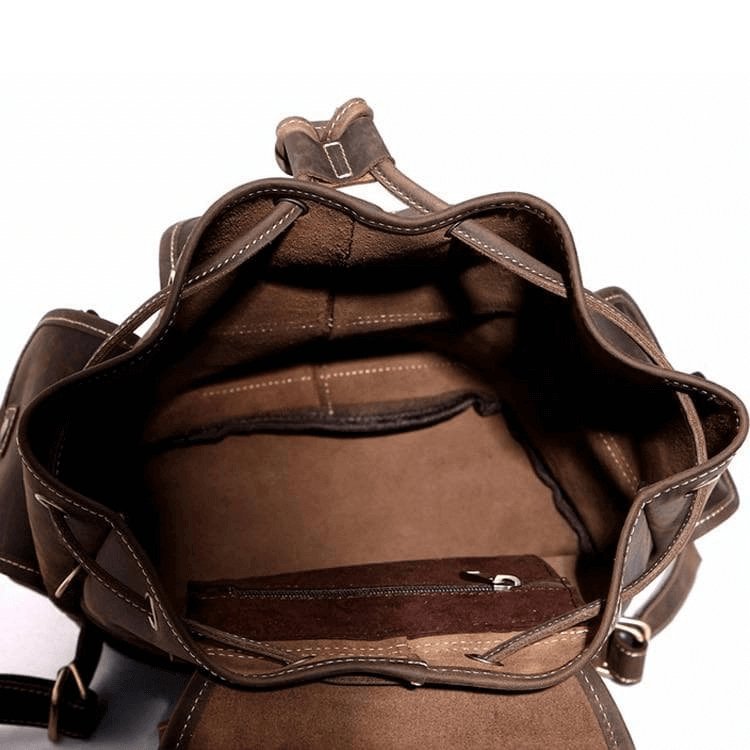 The Asmund Backpack | Genuine Leather Rucksack - Hearth Home & Living