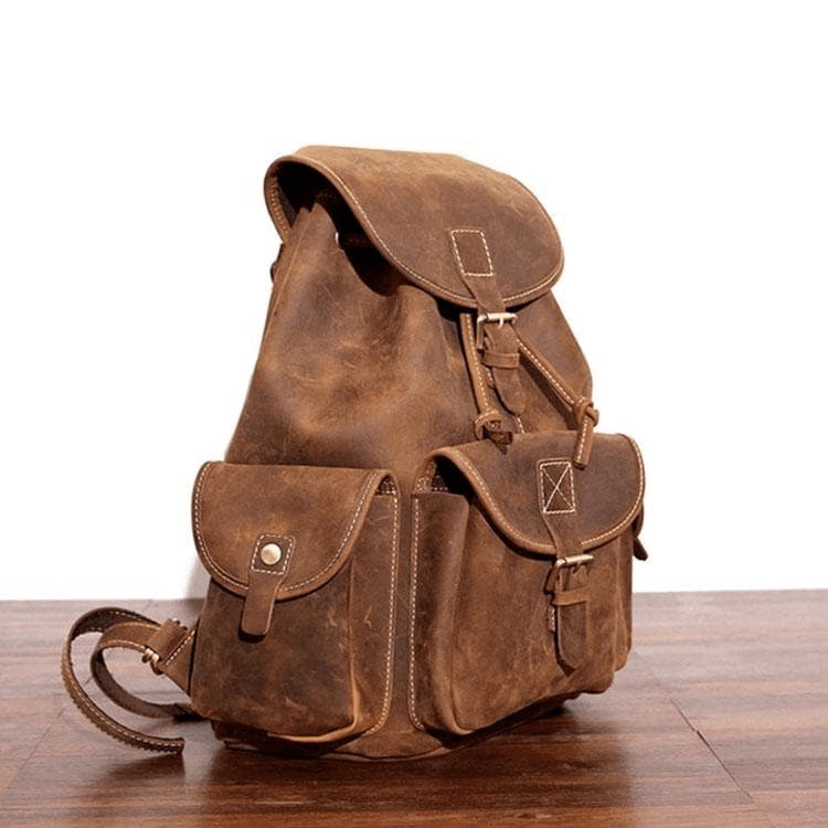 The Asmund Backpack | Genuine Leather Rucksack - Hearth Home & Living