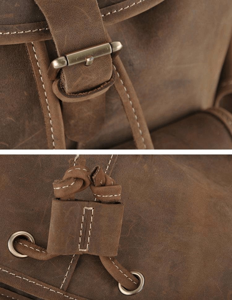 The Asmund Backpack | Genuine Leather Rucksack - Hearth Home & Living