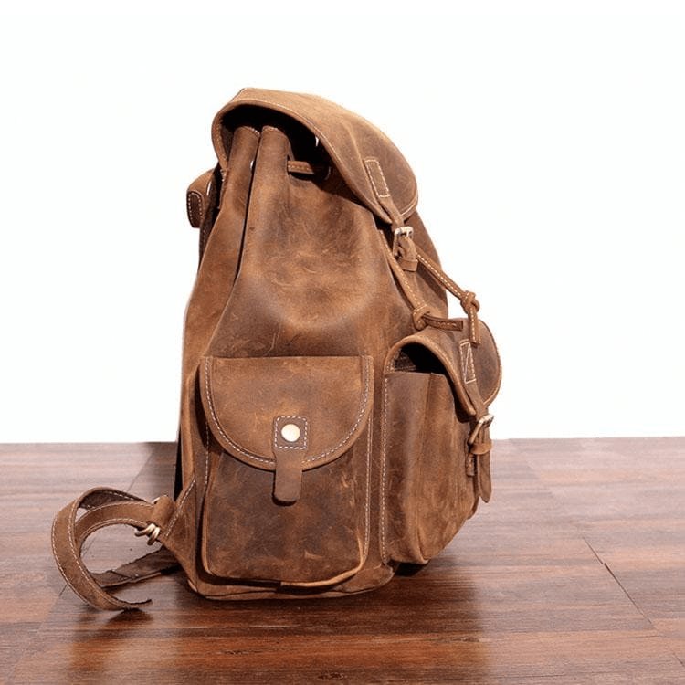 The Asmund Backpack | Genuine Leather Rucksack - Hearth Home & Living