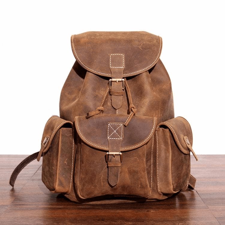 The Asmund Backpack | Genuine Leather Rucksack - Hearth Home & Living