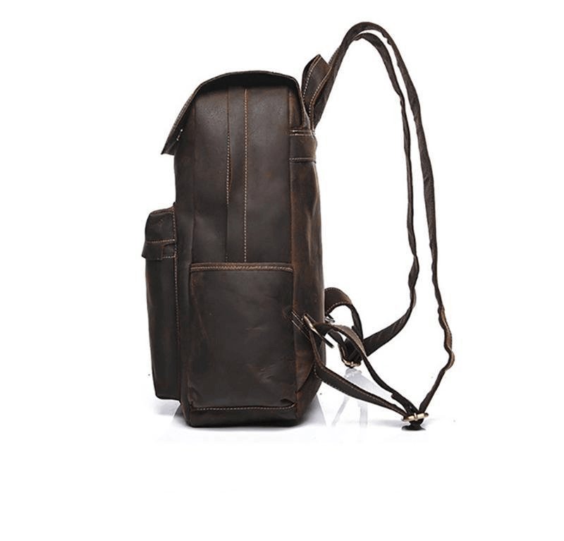 The Helka Backpack | Genuine Vintage Leather Backpack - Hearth Home & Living