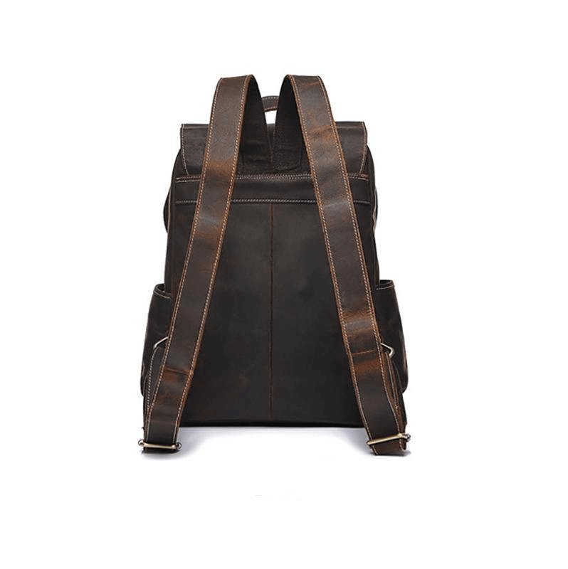The Helka Backpack | Genuine Vintage Leather Backpack - Hearth Home & Living