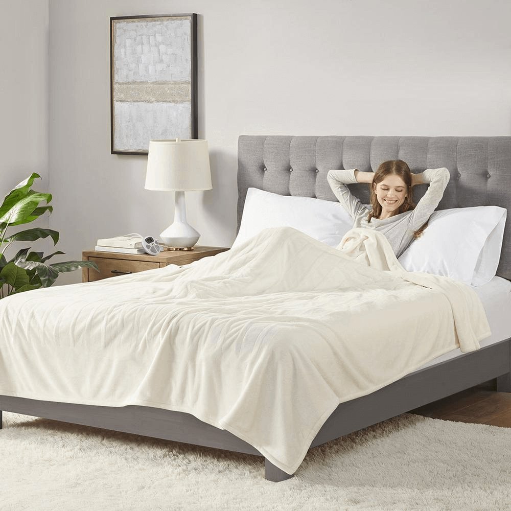 Twin Heated Blanket - 10 Settings | Serta - Hearth Home & Living