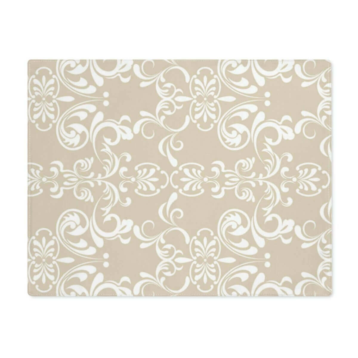 White & Tan Floral Patterned Placemat, 1pc - Hearth Home & Living