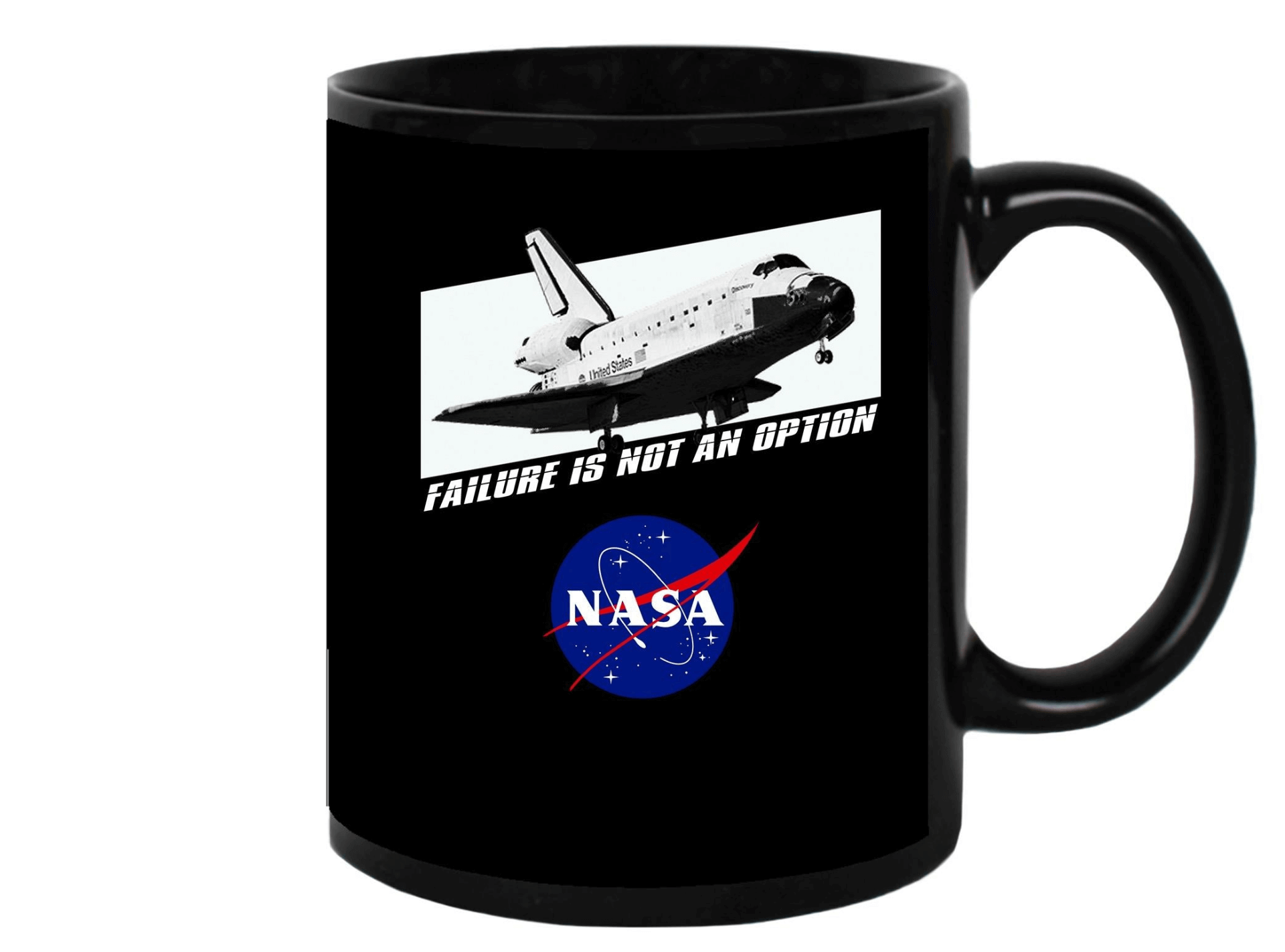 Black NASA Design Mug - 2