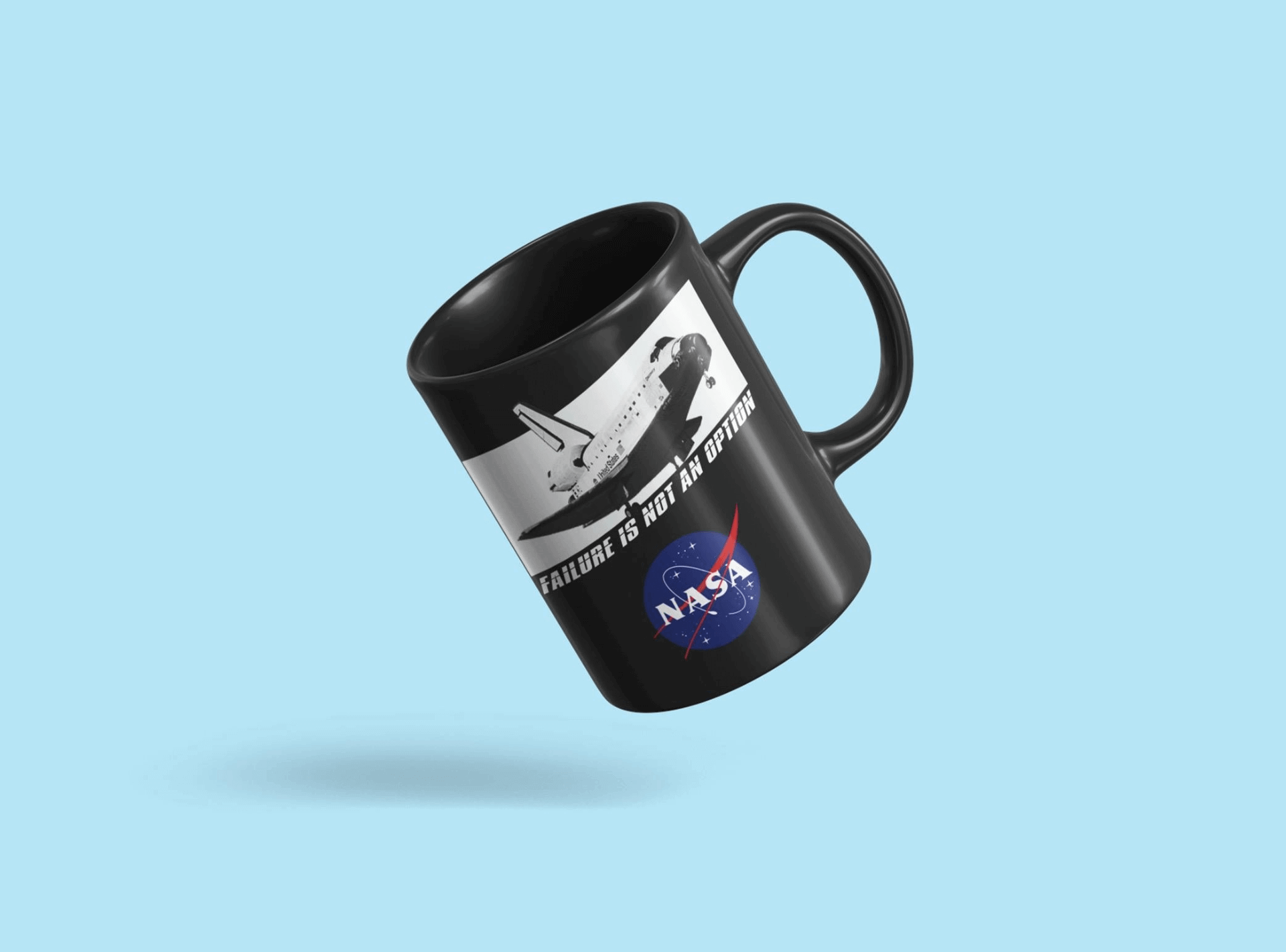 Black NASA Design Mug - 3