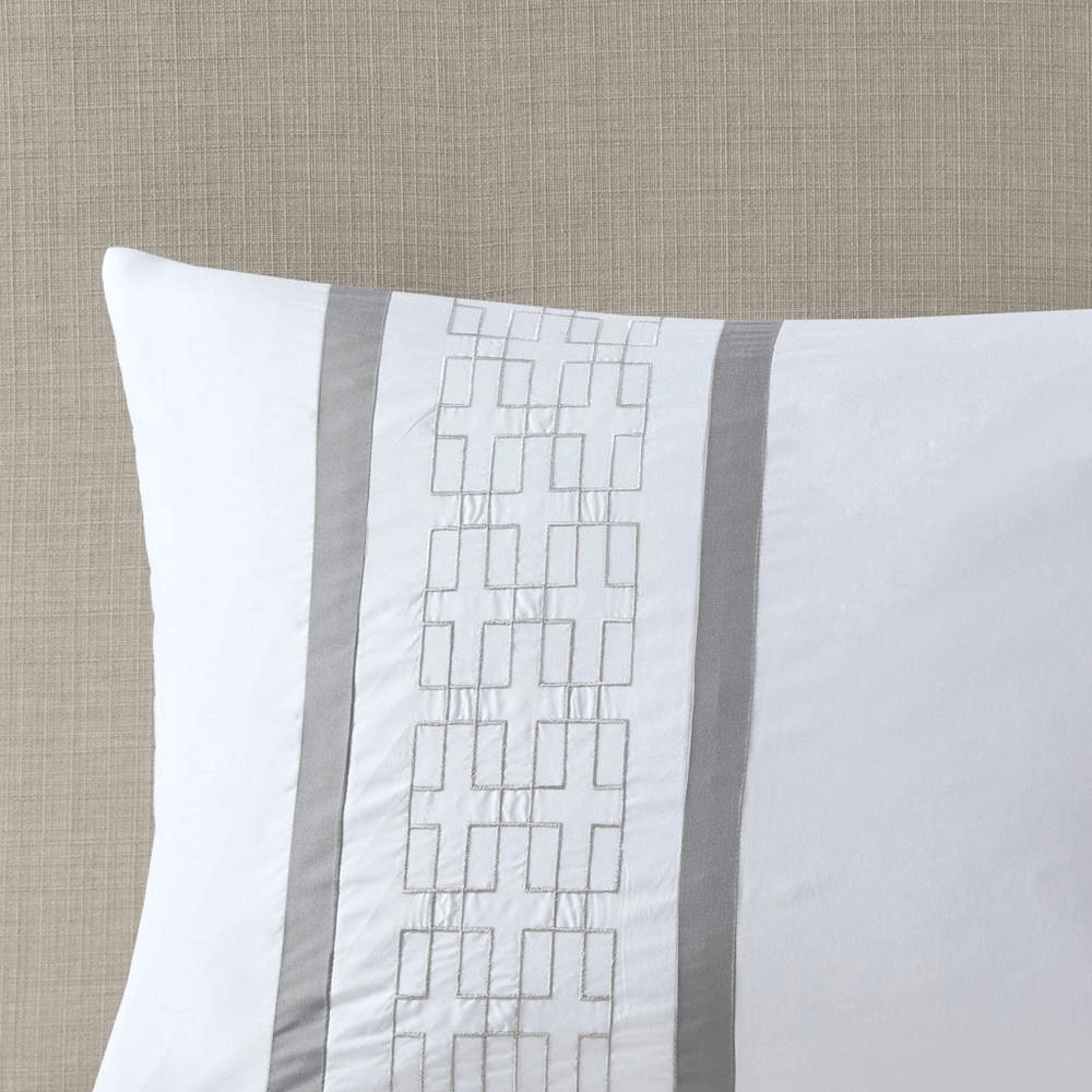 8 Piece Embroidered Comforter Set