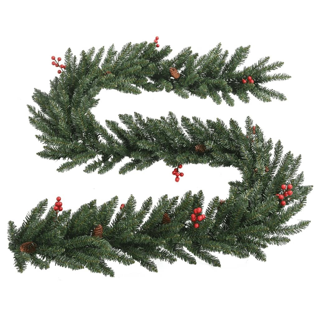 2 Pc. Christmas Trees, with Decorative Wreath and Garland Set - Hearth Home & Living