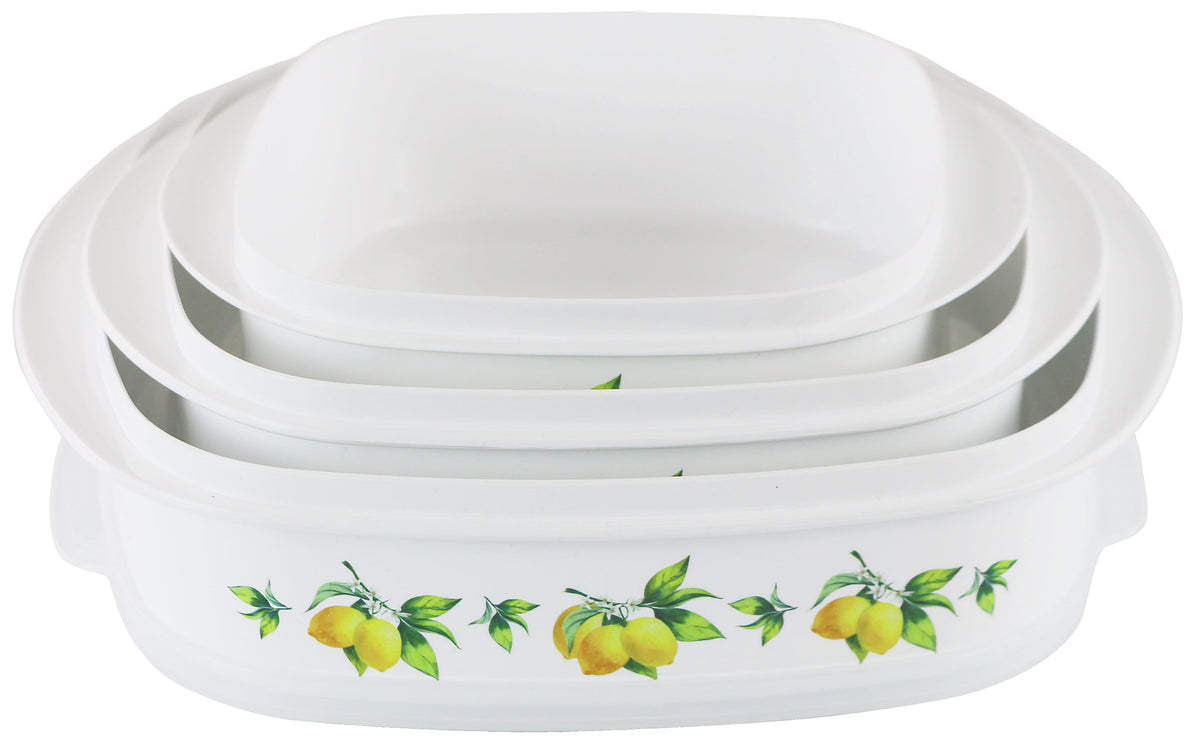 6pc Microwave Cookware & Storage Set, Fresh Lemons