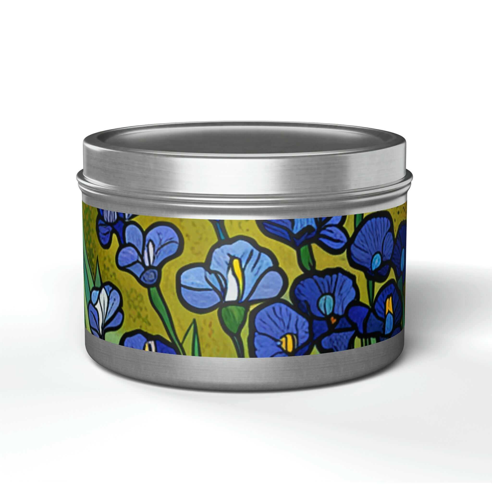 Scented Candle Tin  - Silver