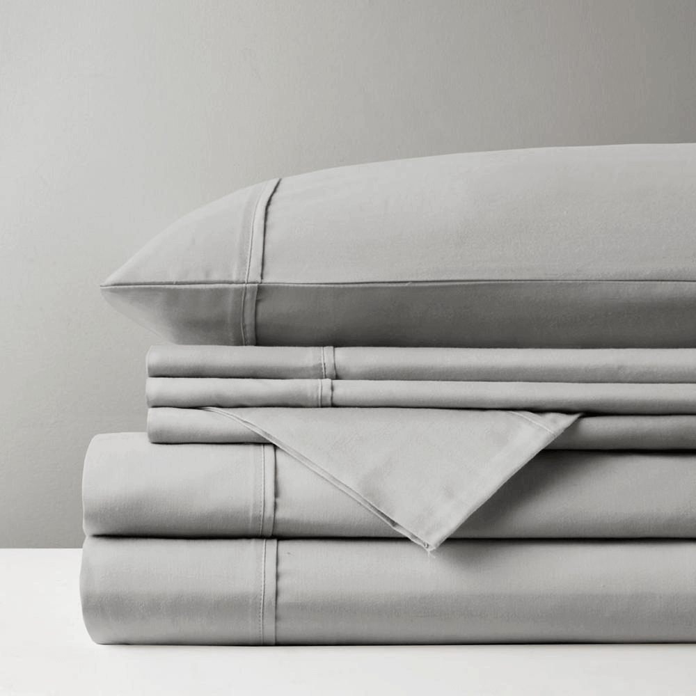 Cotton Blend Sateen Sheet Set - 2