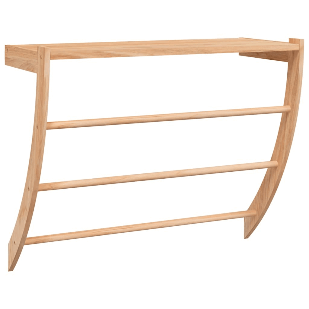 Solid Wood Walnut Towel Rack - 2