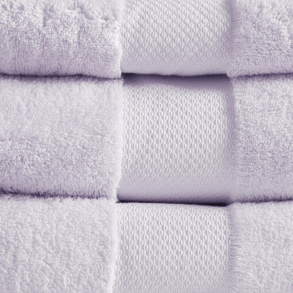  6 Piece Bath Towel Set  White