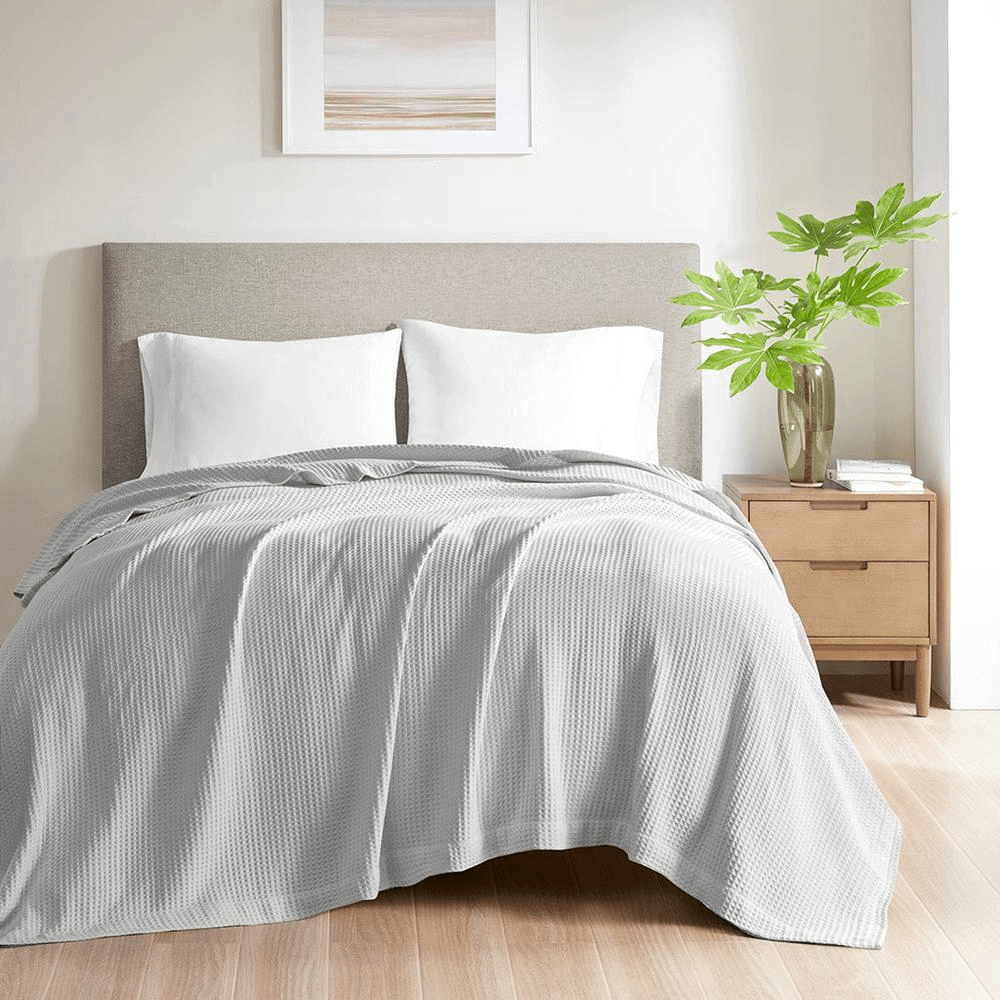 Cotton Blanket, 66x90, Grey