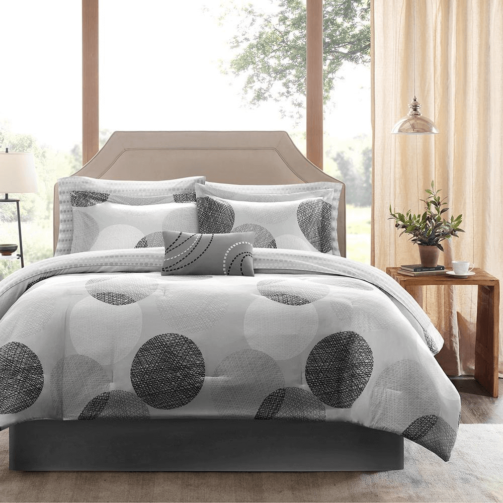 7 Piece Comforter Set with Cotton Bed Sheets - 3