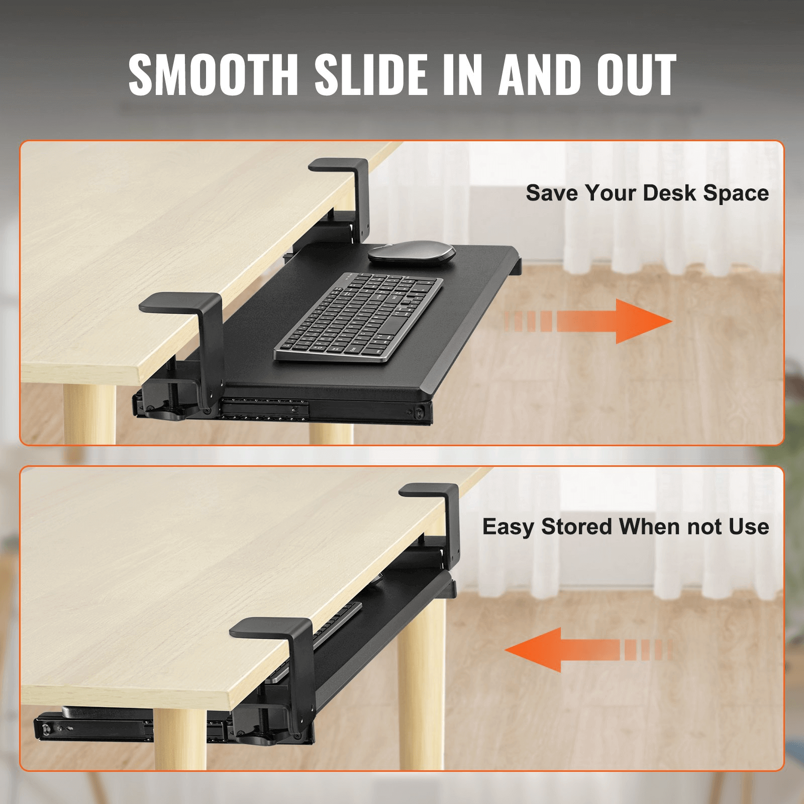 Under desk Keyboard Tray-3