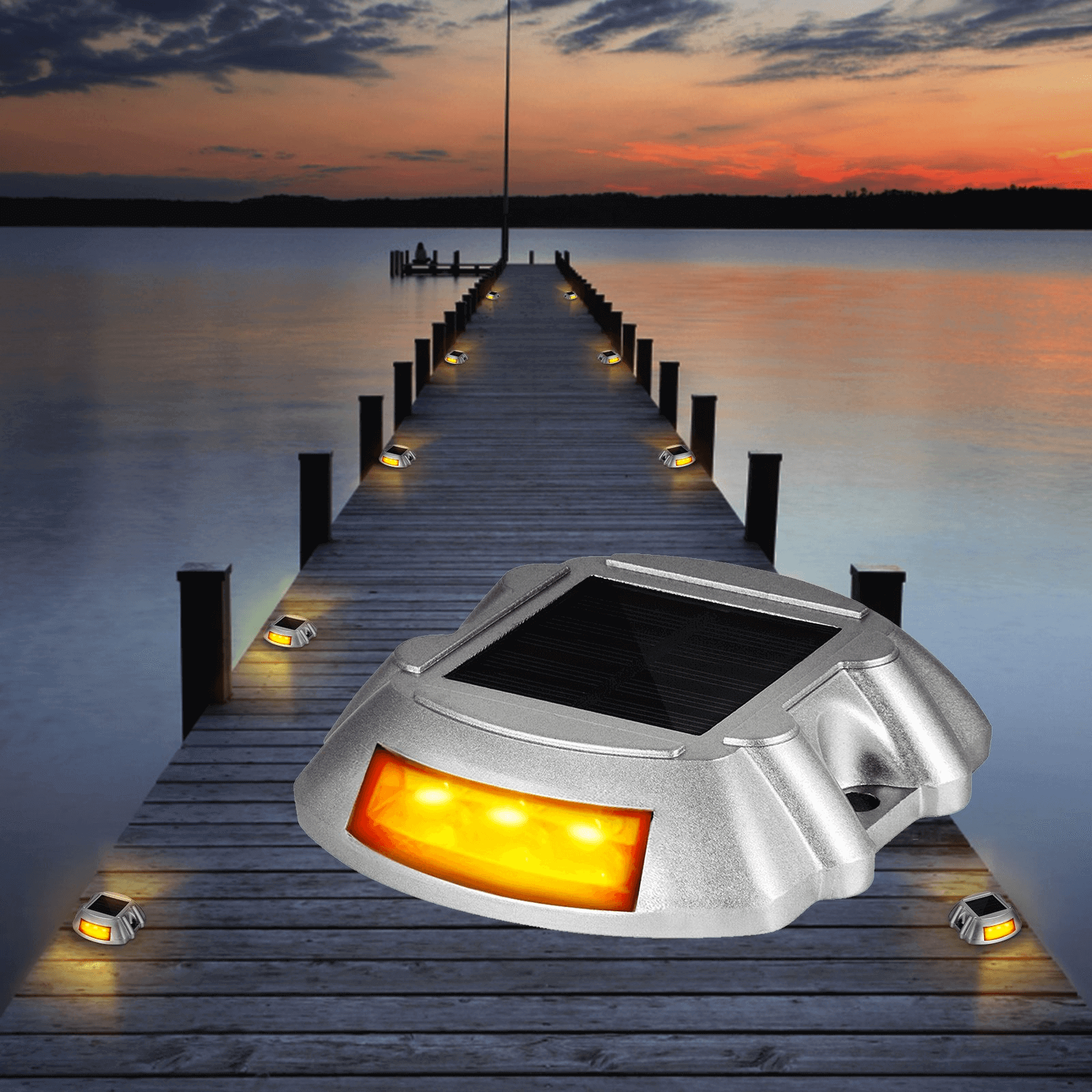 4-Pack Solar Pathway Lighting - 7