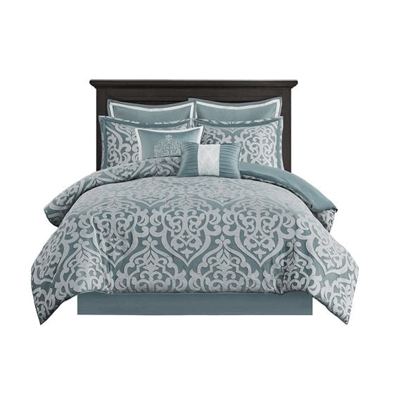 8 Piece Jacquard Comforter Set - 6