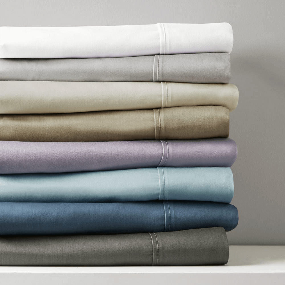 Cotton Blend Sateen Sheet Set - 6