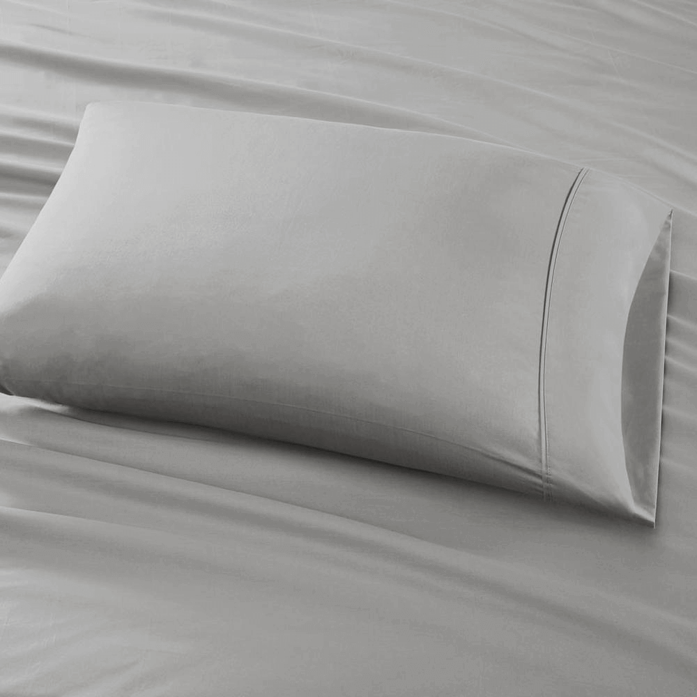 Cotton Blend Sateen Sheet Set - 8