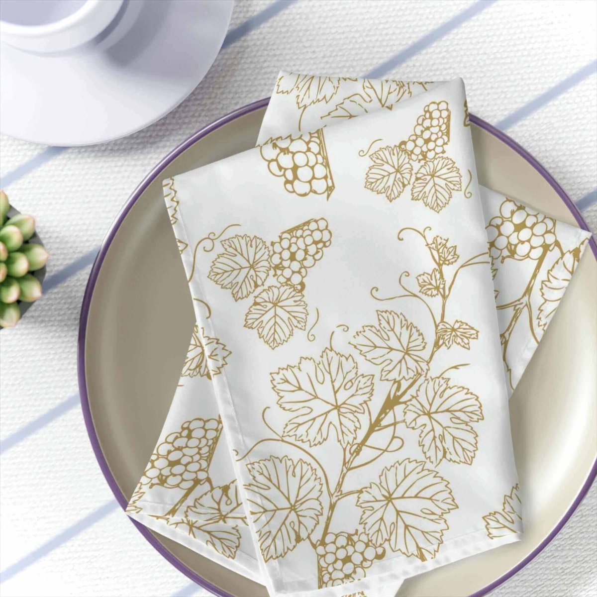 4 Pc. Vines Dinner Napkins - Hearth Home & Living