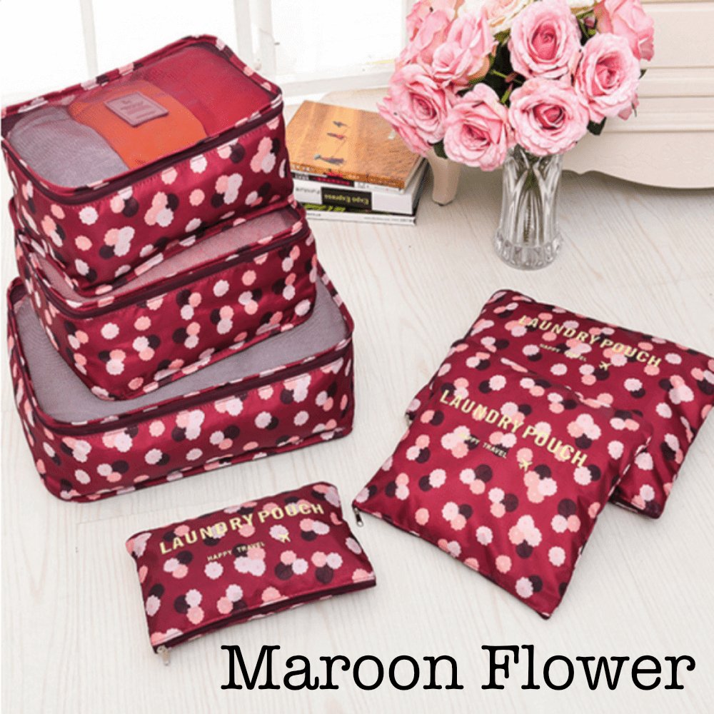 6 Piece Travel Organizer - Hearth Home & Living