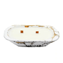 Bread Bowl Candle White
