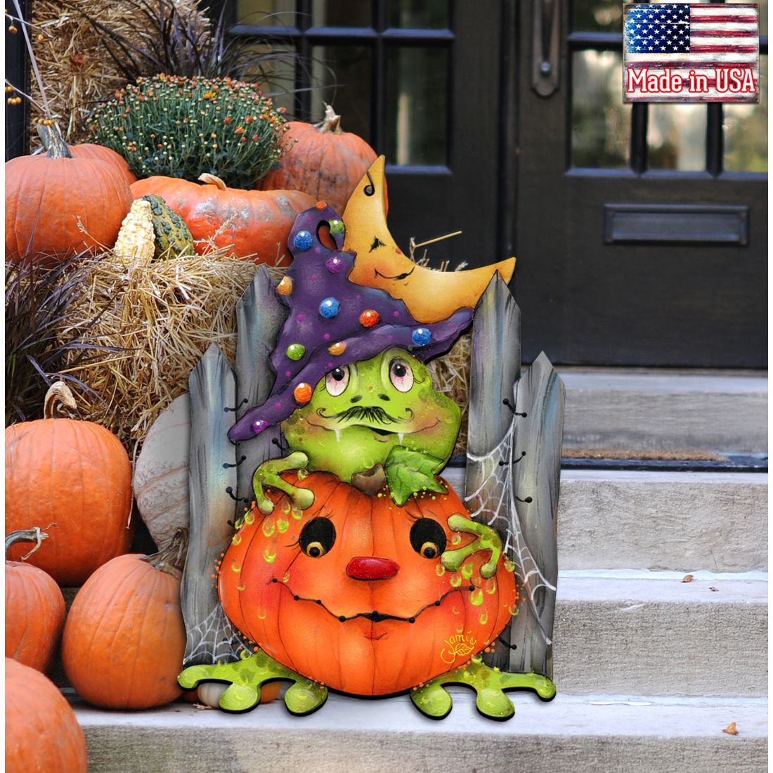 Jeepers Creepers Halloween Door Decor by Jamie Mills-Price - Thanksgiving Halloween Decor - 8457403H