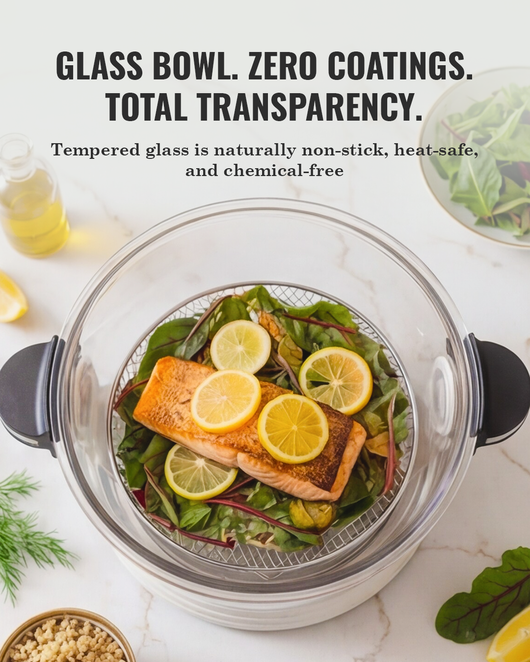 Self-Cleaning Air Fryer™ & Non-Toxic Air Fryer™ - Mauve Rose