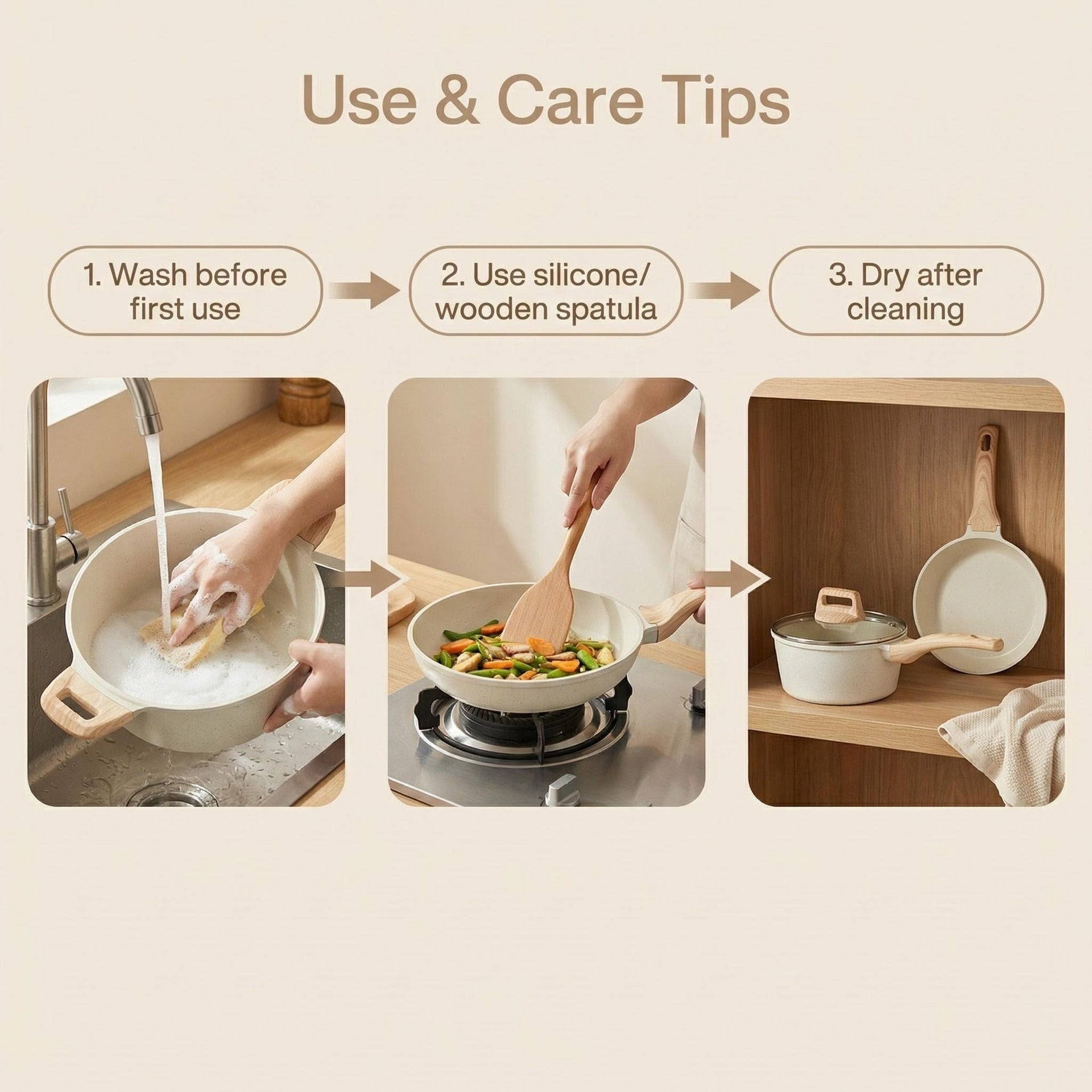 Frying Pan SetMaifanite Non-stick Set