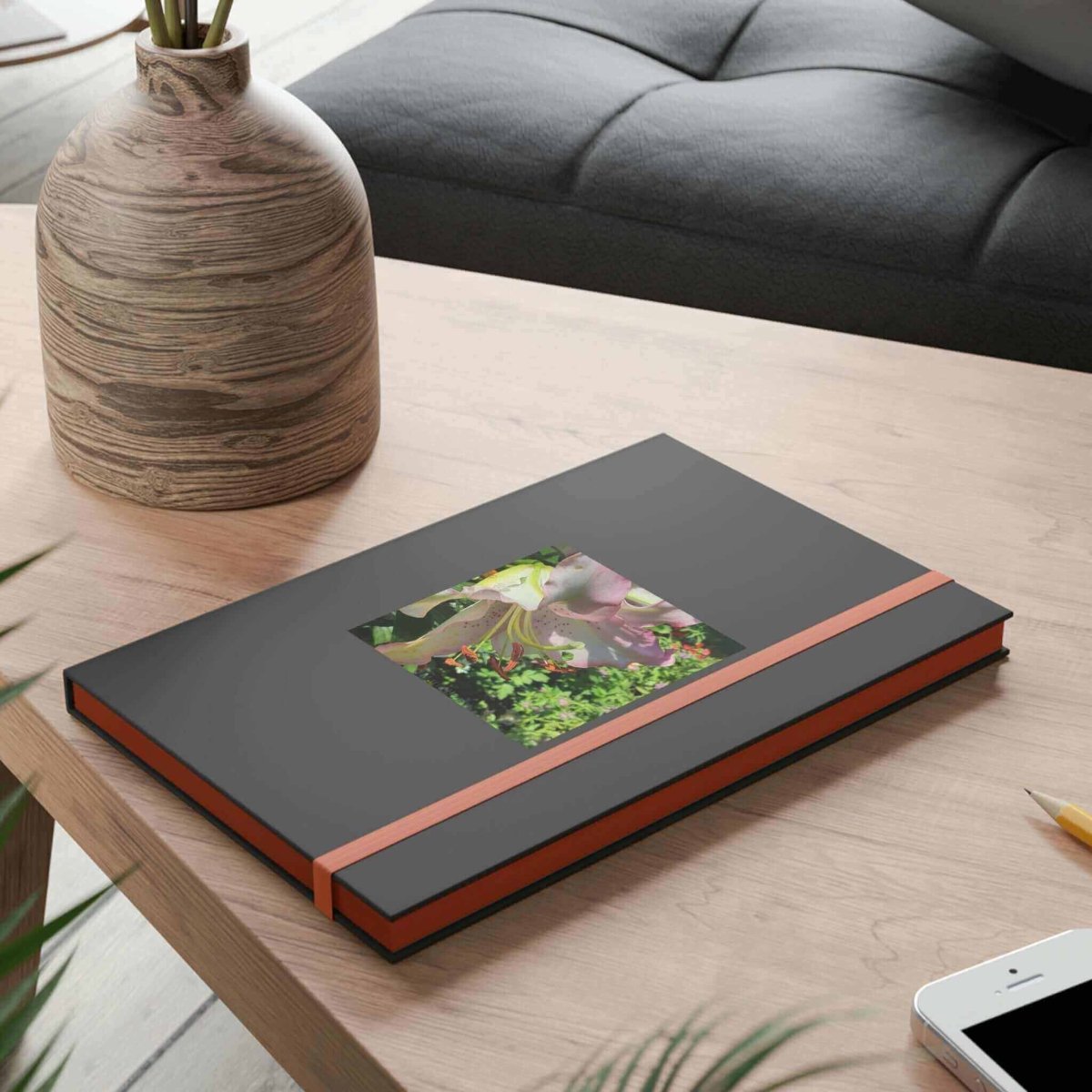 Black Matte Hardcover Notebook - Hearth Home & Living