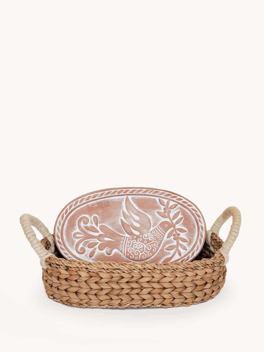 Bread Warmer & Basket - Bird Oval - Hearth Home & Living