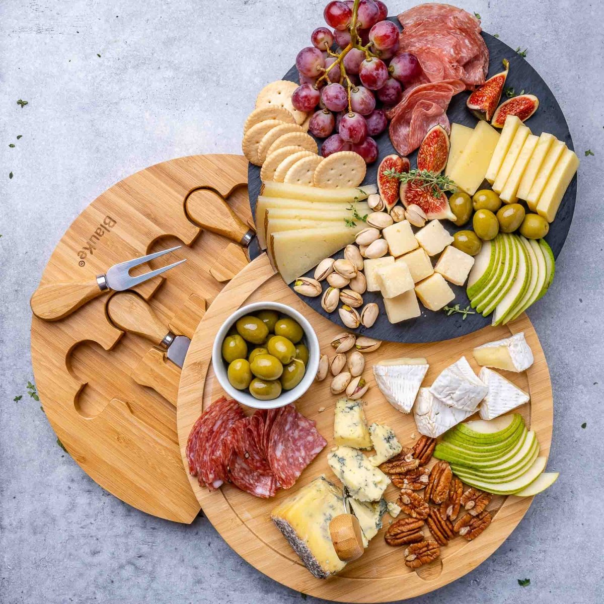 Charcuterie Board with Knife Set - Hearth Home & Living