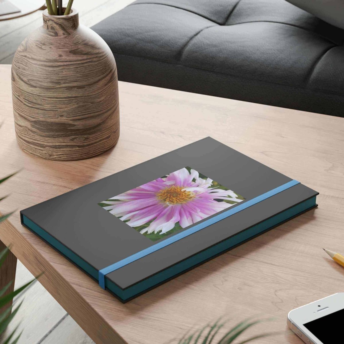 Color Contrast Hard Covered Notebook - Ruled - Hearth Home & Living