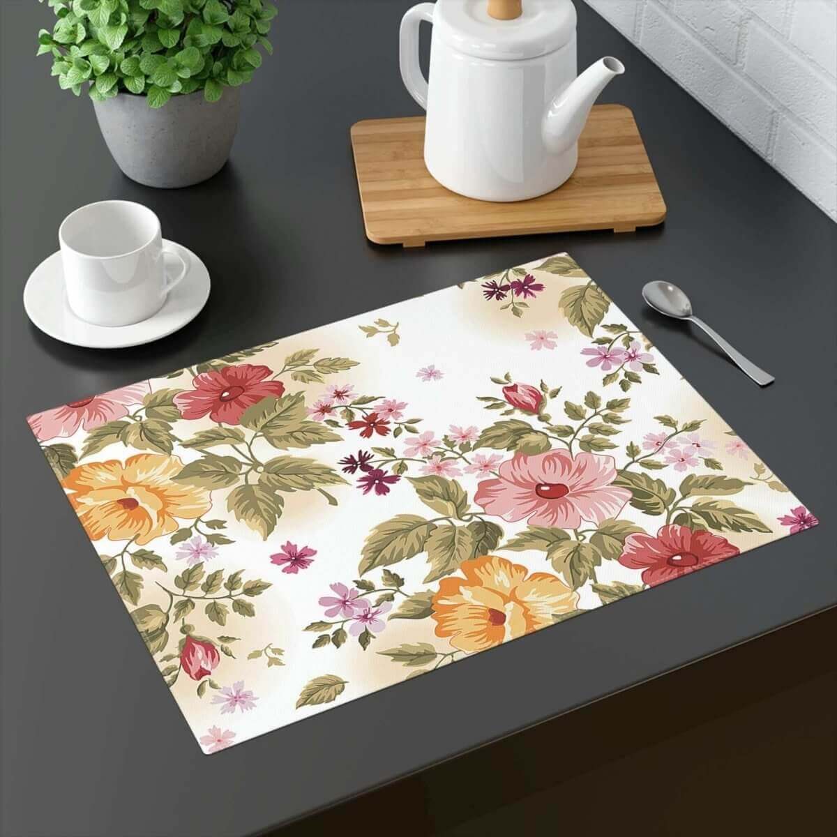 Cotton Placemat, 1pc - Spring Floral - Hearth Home & Living